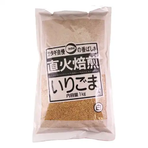【業務用】カタギ食品 直火焙煎いりごま白 1kg