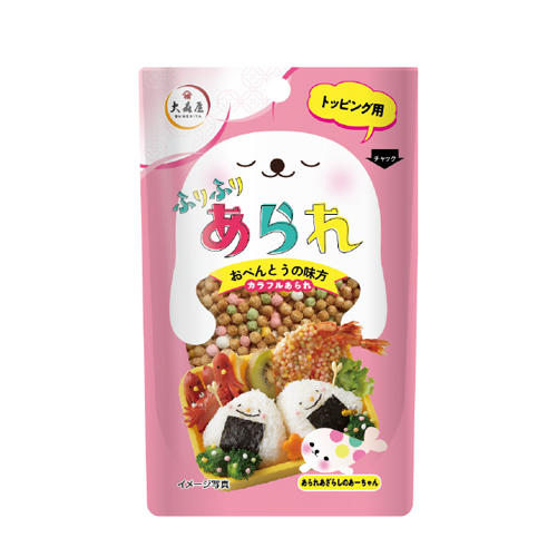 大森屋 ふりふりあられ おべんとうの味方 カラフルあられ トッピング用 17g