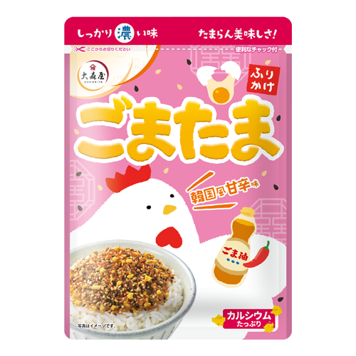 大森屋 ごまたまふりかけ 韓国風甘辛味 20g