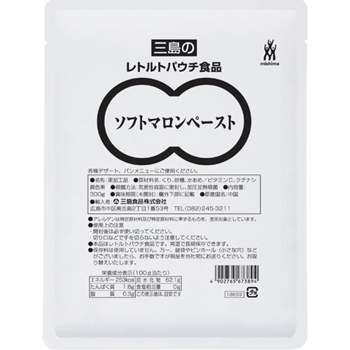三島食品 ソフトマロンペースト レトルトパウチ 300g