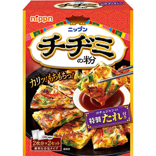 ニップン チヂミの粉 380g(チヂミの粉150g×2袋、たれ40g×2袋)