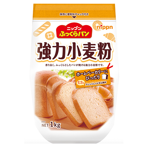 ニップン ふっくらパン 強力小麦粉 1kg