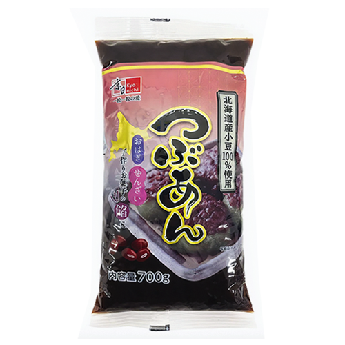 京日 北海道産小豆100％ つぶあん 700g