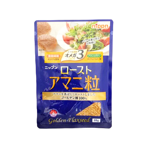 ニップン ローストアマニ粒 40g