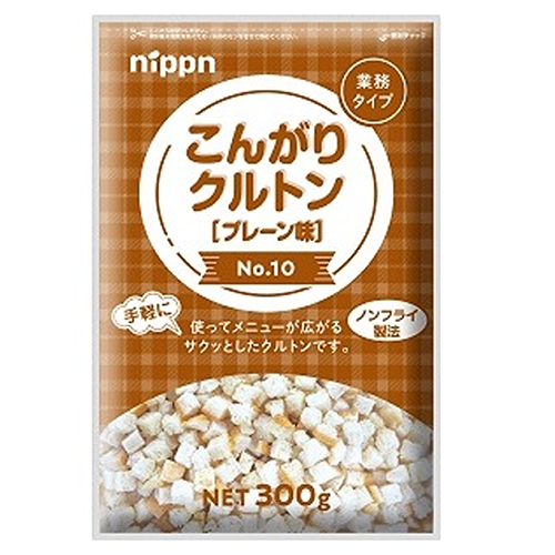 【業務用】 ニップン こんがりクルトン プレーン味 No.10 300g