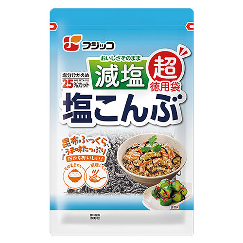 【業務用】 フジッコ 減塩ふじっ子塩こんぶ 120g