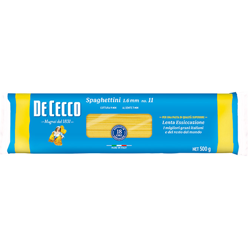 日清製粉ウェルナ ディ・チェコ NO.11 スパゲッティーニ 500g