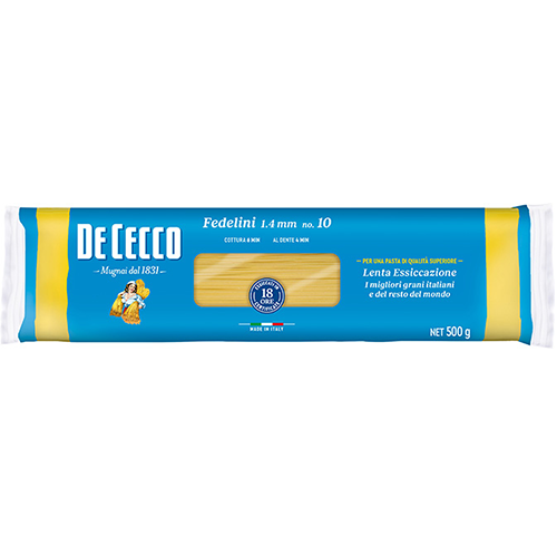 日清製粉ウェルナ ディ・チェコ NO.10 フェデリーニ 500g
