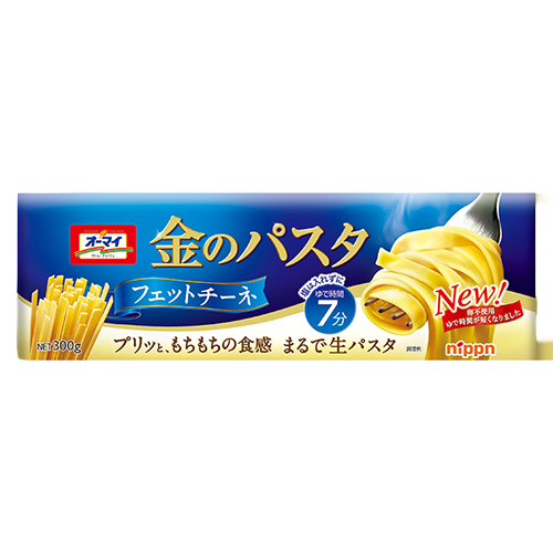 ニップン オーマイ 金のパスタ フェットチーネ 300g