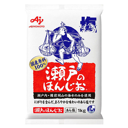 【業務用】 味の素 瀬戸のほんじお あら塩 1kg