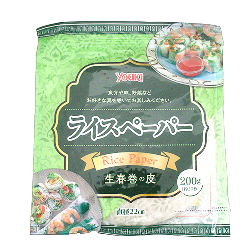ユウキ食品 ライスペーパー（M) 200g 約20枚