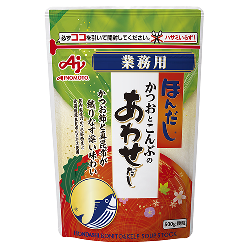 【業務用】 味の素 ほんだしかつおとこんぶのあわせだし 500g