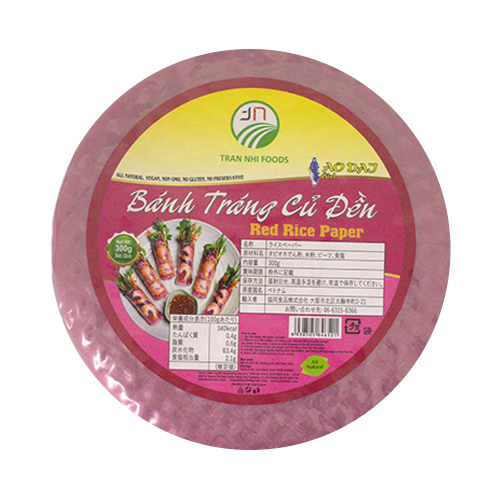 協同食品 ライスペーパー (レッド) 300g(約28～32枚) 直径22cm アオザイ チャンニー