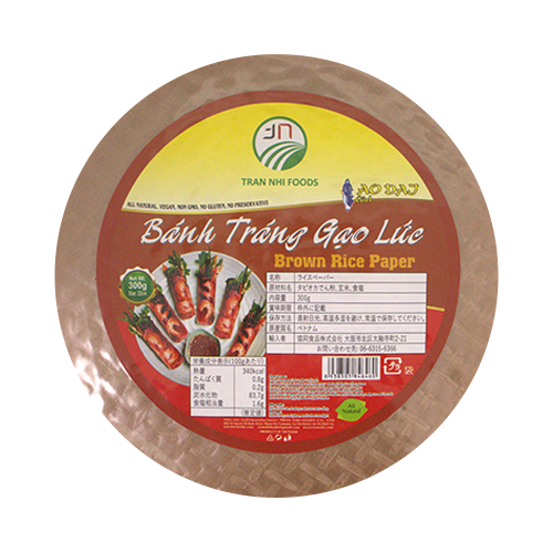 協同食品 ライスペーパー (ブラウン) 300g(約28～32枚) 直径22cm アオザイ チャンニー