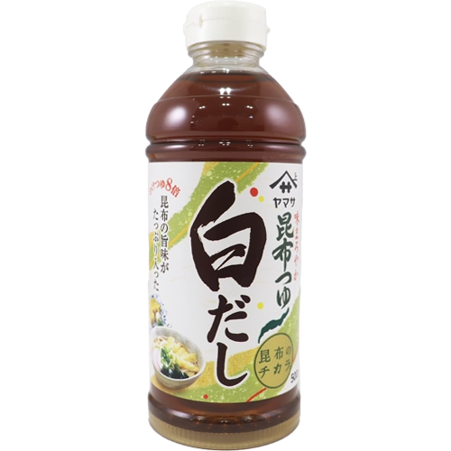 ヤマサ醤油 昆布つゆ白だし 500ml