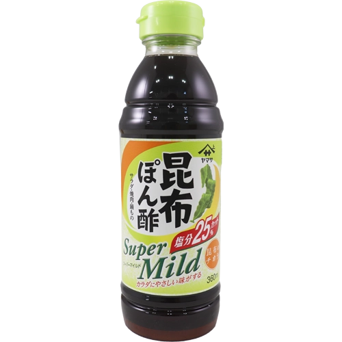 ヤマサ醤油 昆布ぽん酢スーパーマイルド 360ml