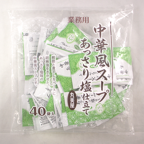 【業務用】 丸美屋 中華風スープ あっさり塩仕立て 100g(2.5ｇ×40袋)