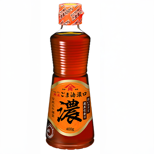 かどや製油 かどやの純正ごま油濃口ペットボトル 400g