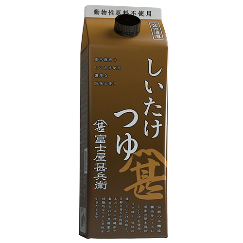 フジジン 富士屋甚兵衛 しいたけつゆ 500ml