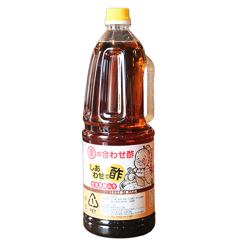 まるしげ 何でも使える根こんぶ入り黒酢合わせ酢 しあわせで酢 1800ml