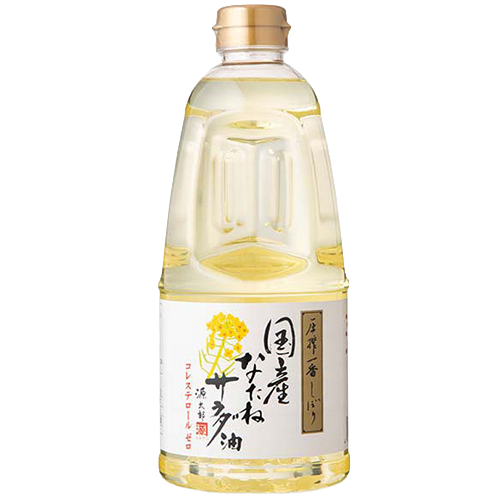 平田産業 圧搾一番しぼり 国産なたねサラダ油 910g