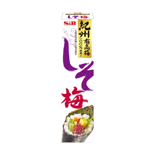 ヱスビー食品 紀州南高梅100%使用しそ梅無着色 40g