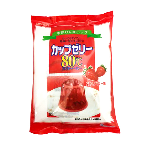 伊那食品工業 かんてんぱぱカップゼリー80℃ストロベリー味 500g