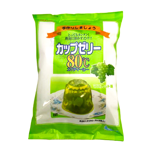 伊那食品工業 かんてんぱぱカップゼリー80℃マスカット味 500g