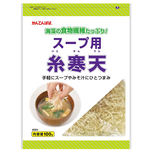 【業務用】 伊那食品工業 かんてんぱぱスープ用糸寒天 100g