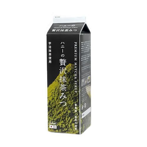ハニー ハニーの贅沢抹茶みつ 宇治抹茶使用 氷みつ 着色料・香料不使用 900ml