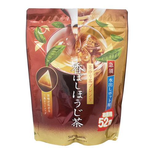 駿河園 香ばしほうじ茶ティーバック 急須 水出しポット用 208g(52袋）