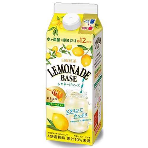 三井農林 日東紅茶 レモネードベース 490ml
