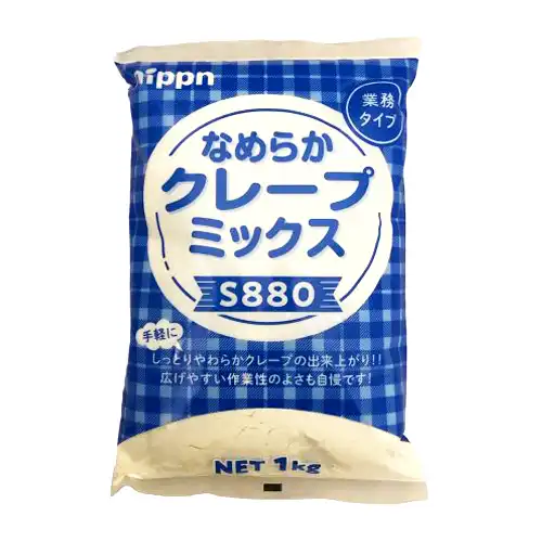 【業務用】ニップン なめらかクレープミックス S880 1kg
