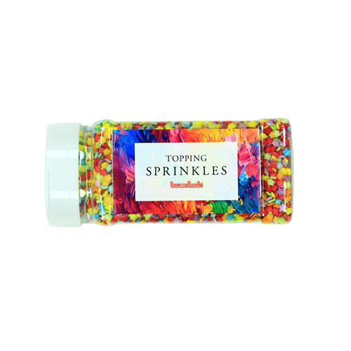バスコフーズ トッピングスプリンクル スターレインボー 5mm FSMM01 380g
