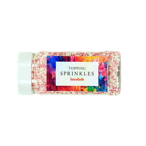 バスコフーズ トッピングスプリンクル ミニハート ピンク＆ホワイト FHM001 380g