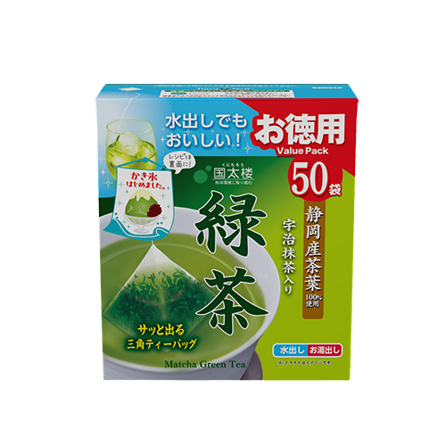 国太楼 お徳用 宇治抹茶入り緑茶 三角ティーバッグ 50P