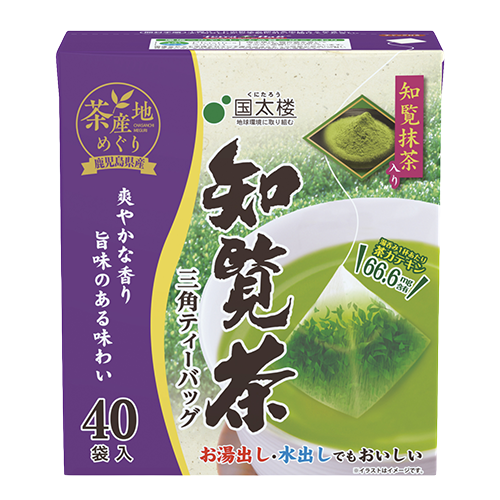 国太楼 抹茶入り知覧茶 三角ティーバッグ 40P