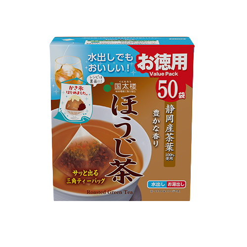 国太楼 お徳用 豊かな香りほうじ茶 三角ティーバッグ 50P