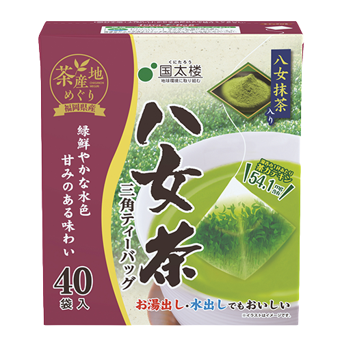 国太楼 抹茶入り八女茶 三角ティーバッグ 40P