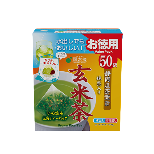 国太楼 お徳用抹茶入り玄米茶 三角ティーバッグ 50P