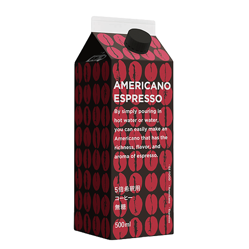【業務用】 ジーエスフード アメリカーノエスプレッソ(無糖) 5倍希釈用 500ml