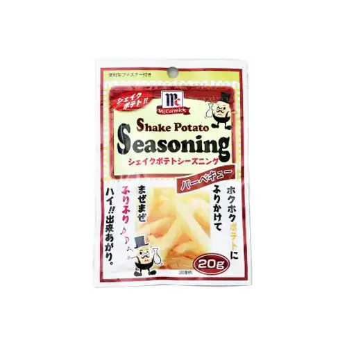 【業務用】 ユウキ食品 マコーミックシェイクポテトシーズニングバーベキュー 20g
