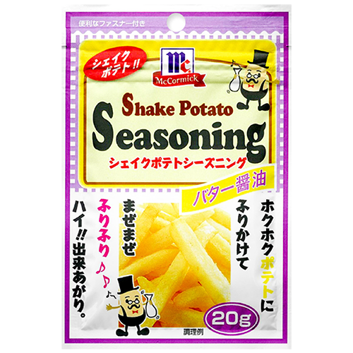 【業務用】 ユウキ食品 マコーミック シェイクポテトシーズニングバター醤油 20g