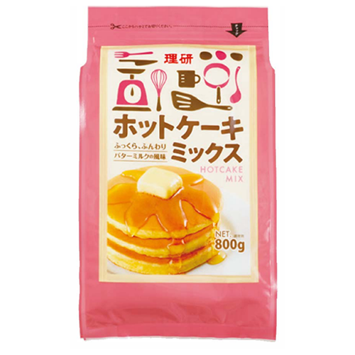 理研農産 ホットケーキミックス 800g