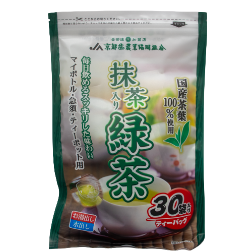 京都茶農業協同組合 抹茶入り緑茶 90g(3g×30袋)
