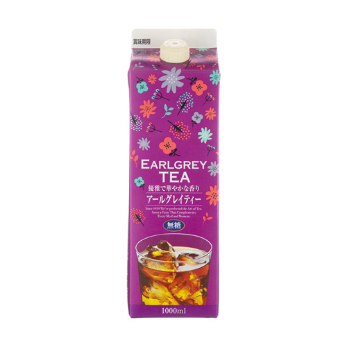【季節限定】 ジーエスフード アールグレイティー 無糖 1000ml