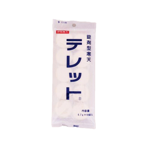 【業務用】伊那食品工業 錠剤型寒天テレット 6.7g×10錠