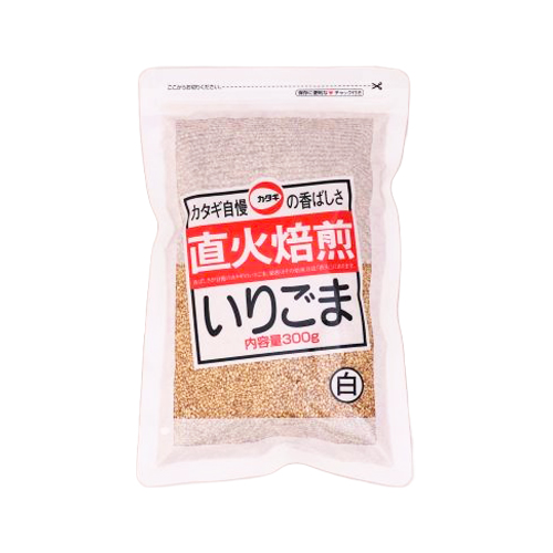 カタギ食品 直火焙煎いりごま白 300g