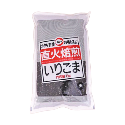 【業務用】カタギ食品 直火焙煎いりごま黒 1kg