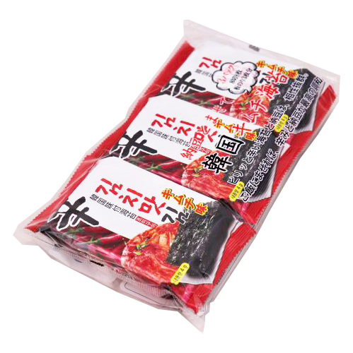 マルホ物産 韓国キムチ味付のり3パック 8切8枚3袋 業務用食品 食材の通販は食材デポ